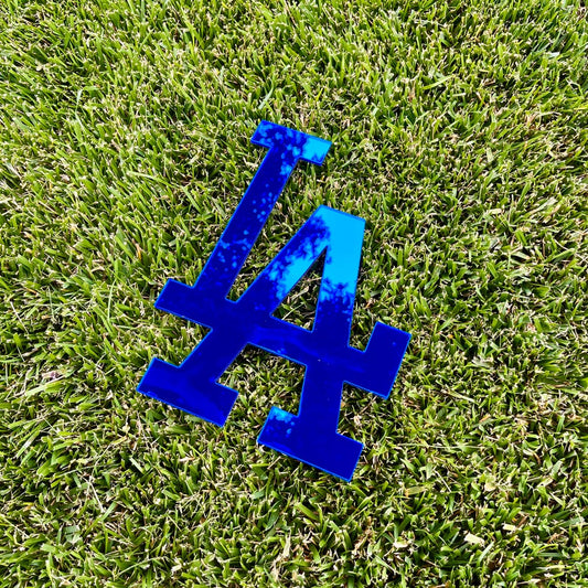 Blue LA Dodger Mirror